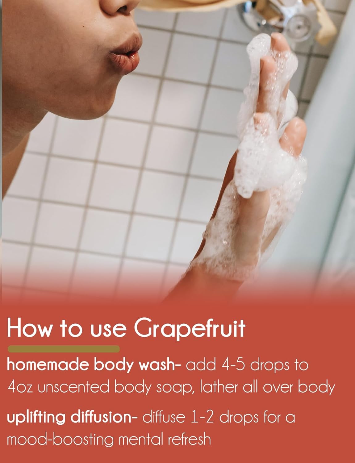 Grapefruit Essential Oil - 16 fl oz - Aluminum Bottle - 100% Essential Oil - GreenHealth