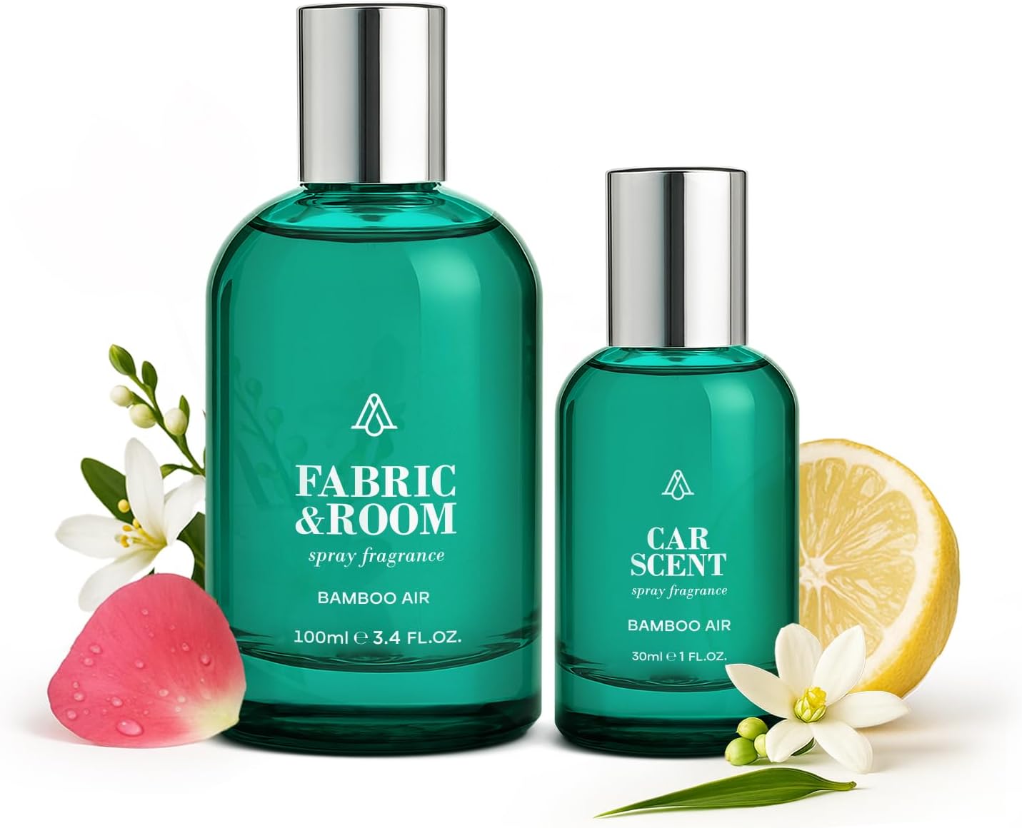 AromaPlan Natural Room Spray & Car Fragrance Kit, Bamboo - Concentrated, Non-Toxic, Odor Eliminator & Long Lasting- Room Spray Air Freshener-Home, Car - 5 Star Hotel Scent Fragrance (100&30 ml)