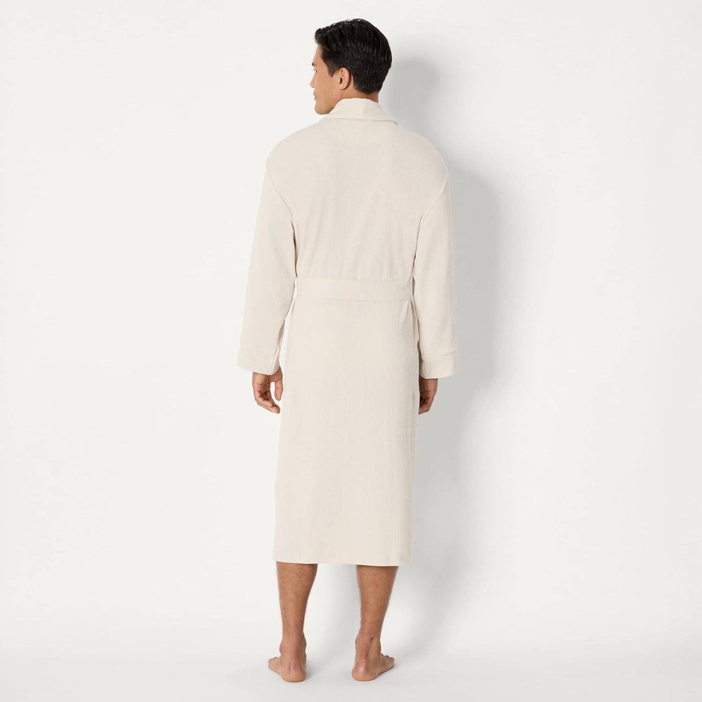 Amazon Essentials Mens Lightweight Waffle Bathrobe (Available in Big & Tall)
