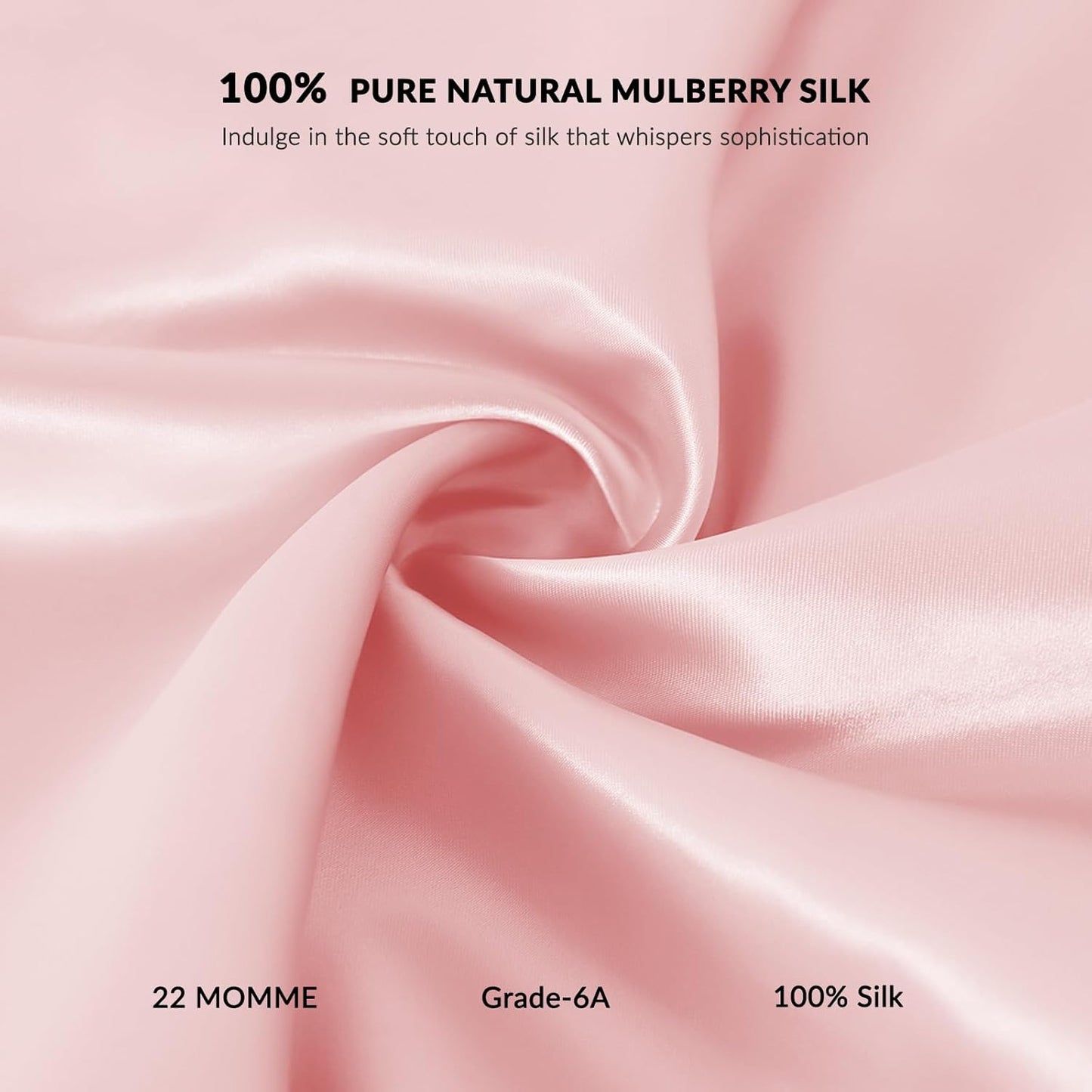 100% Mulberry Silk Bonnet for Sleeping for Women, Double-Layer Real Silk Hair Bonnet Sleep Cap Hair Wrap