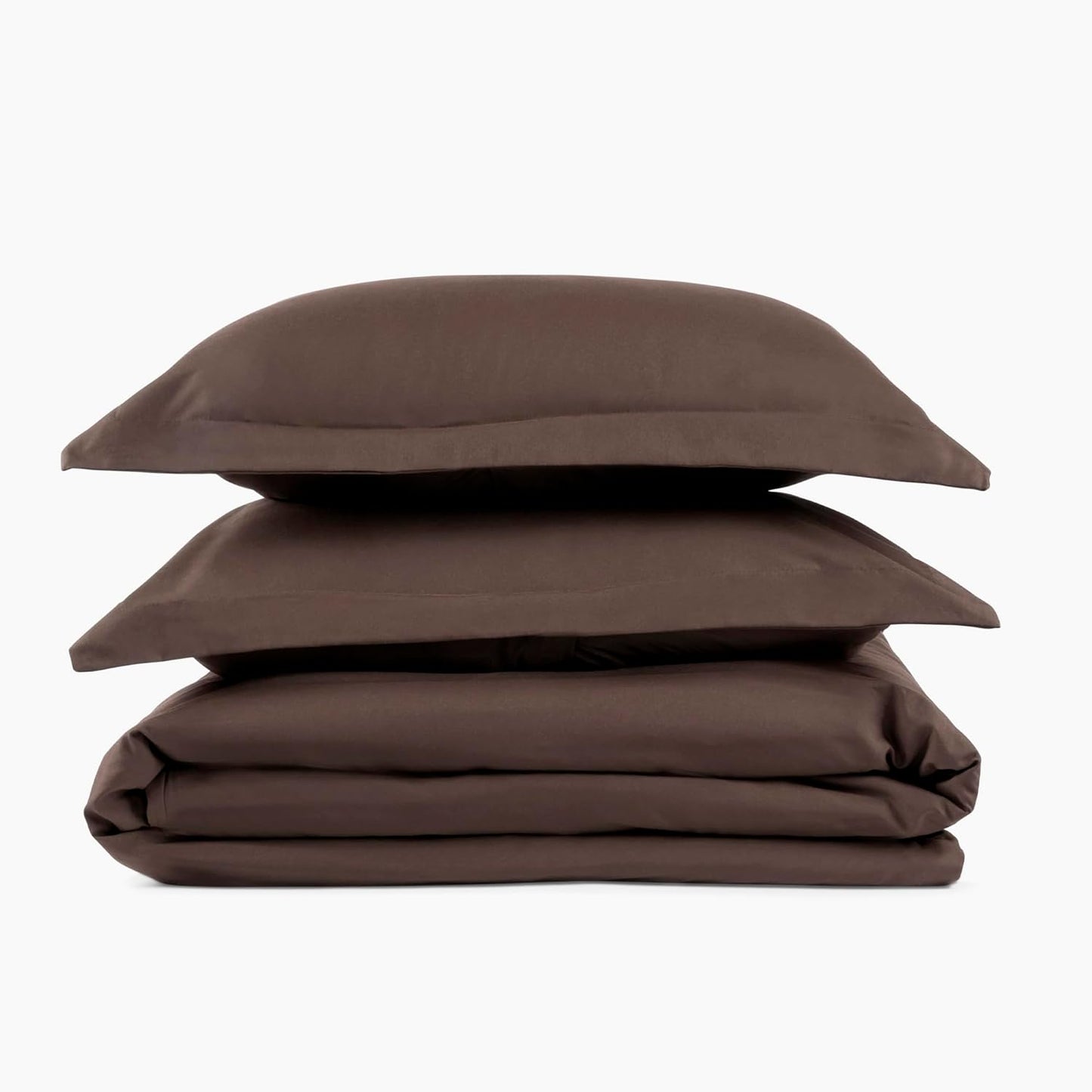 PeachSkinSheets Night Sweats: The Original 1500TC Soft Queen/Full Duvet Cover Set Chocolate