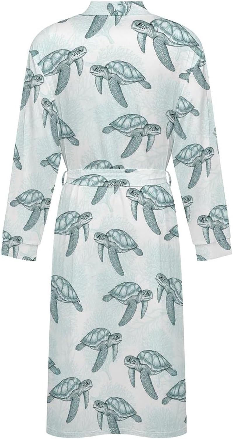 Soft Robes for Women Lightweight Kimono Bathrobe Full-Length Loungewear
