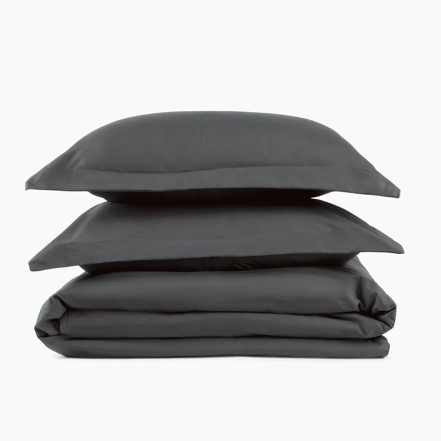 PeachSkinSheets Night Sweats: The Original 1500TC Soft King/Cali King Duvet Cover Set Graphite Gray