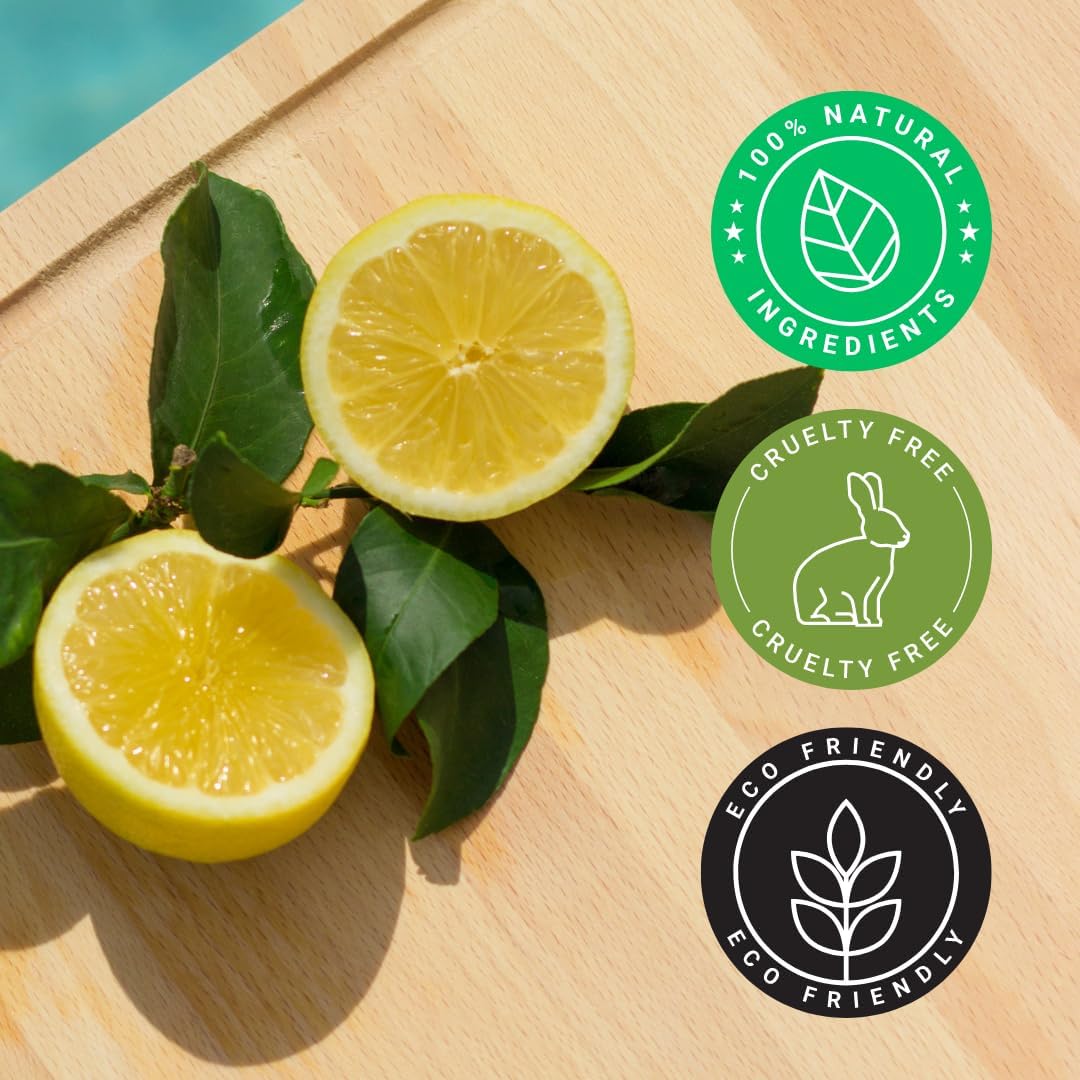 GreenHealth Lemon Essential Oil (Spain) – 1 Gallon – 100% Pure & Uncut – Cold-Pressed Citrus Oil for Aromatherapy, Cleaning & DIY