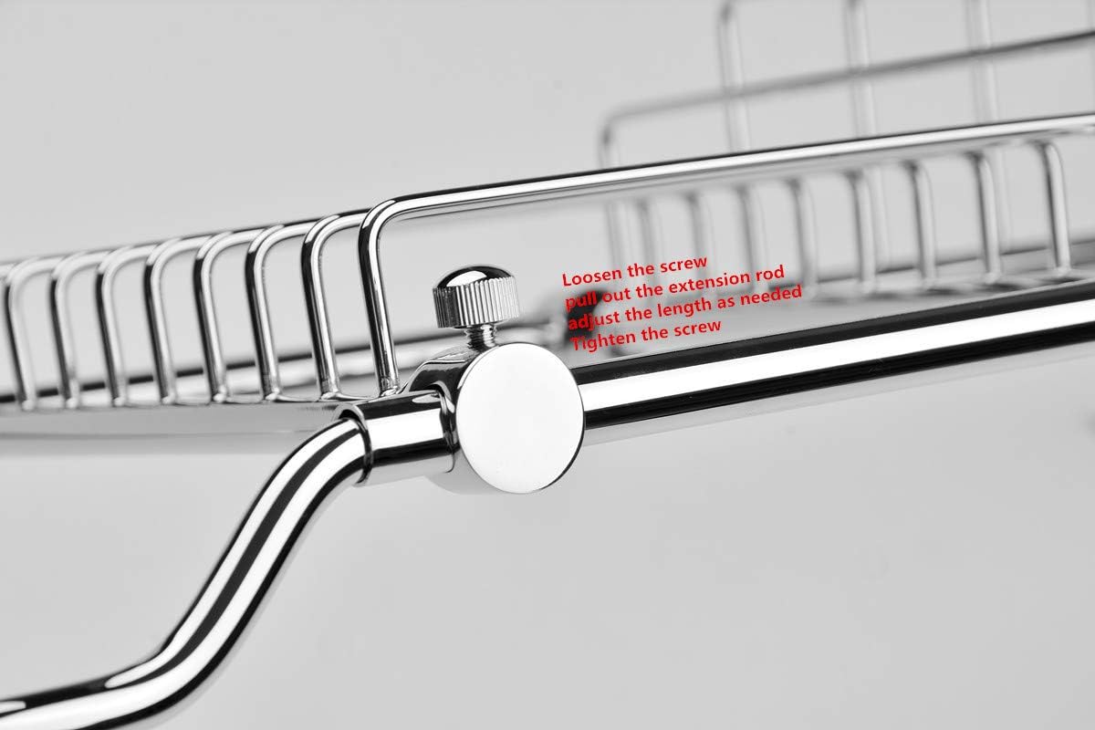 Brass Over Bathtub Racks Expandable Bath Caddy for The Elegant Tub Chrome Polished