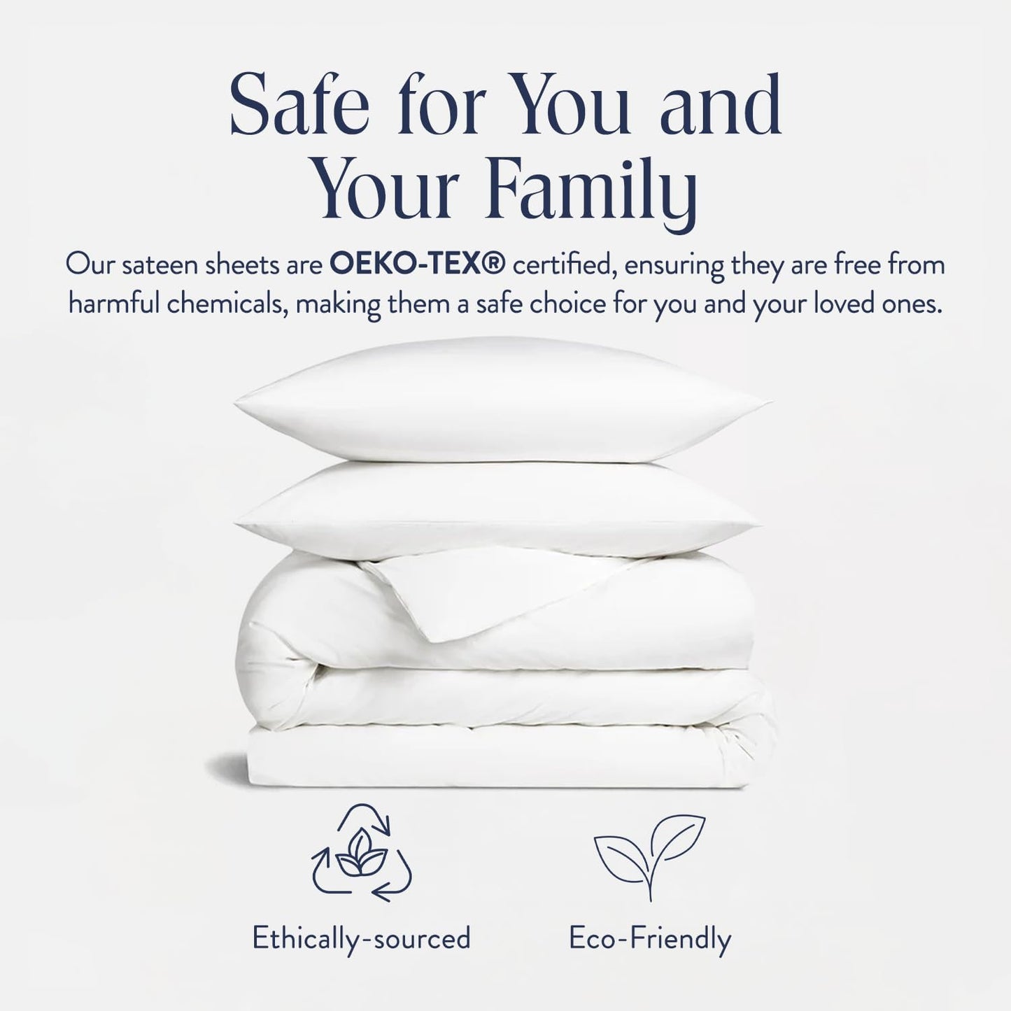 Brooklinen Luxury Sateen Duvet Cover Set - 100% Cotton, Full/Queen Size in White - Includes 1 Duvet Cover and 2 Standard Pillowcases - Best Full/Queen Duvet Covers