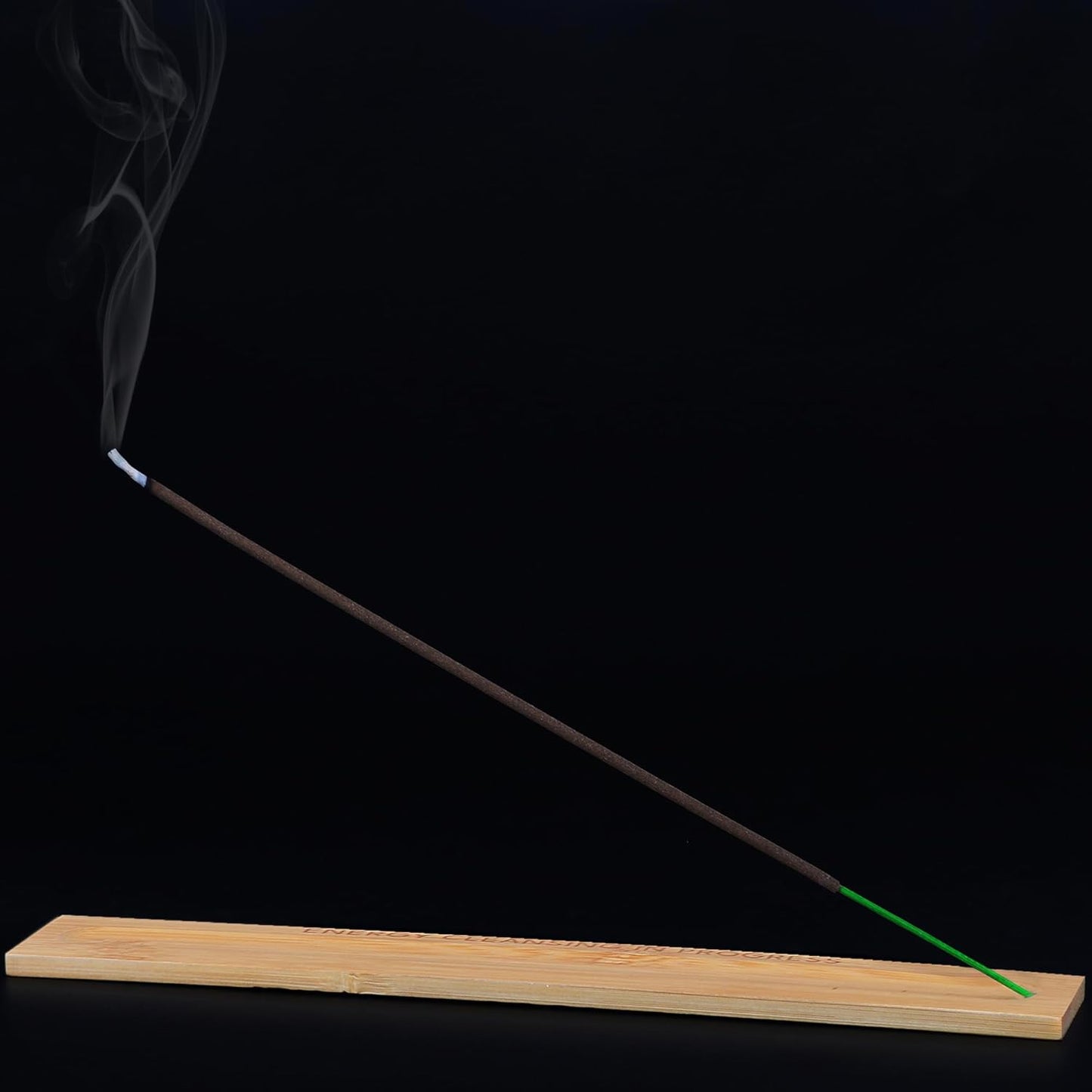 Premium Sage Incense Sticks with Energy Cleansing Engraved Wood Holder - Charcoal Free, Clean, Non Toxic - Negative Energy Protection, Purification - New Home Spiritual Smudging Incenses, 30 Sticks
