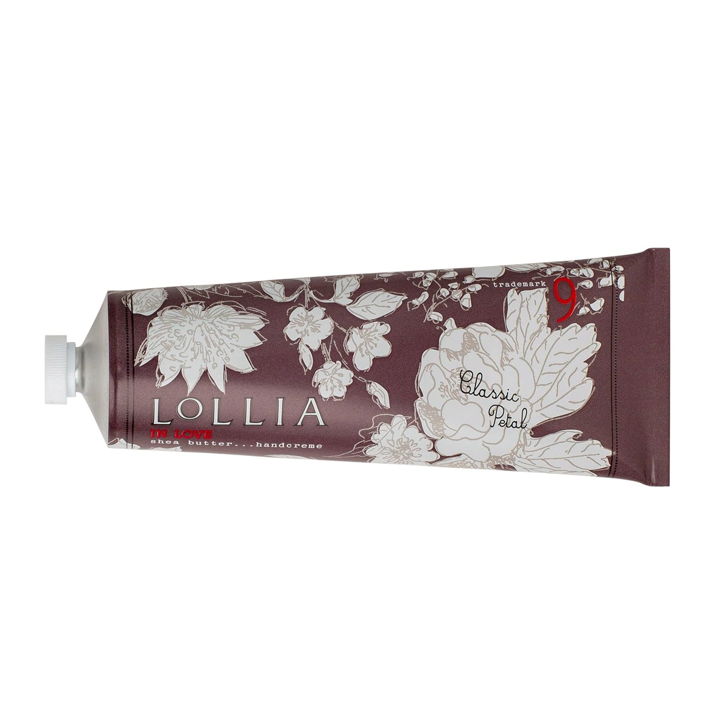 LOLLIA In Love Handcreme, 4 oz. – Classic Petal – Scented Hand Cream for Women, Moisturizing Hand Lotion for Dry Hands, Shea Butter & Cocoa Butter, Quick Absorbing Lotion