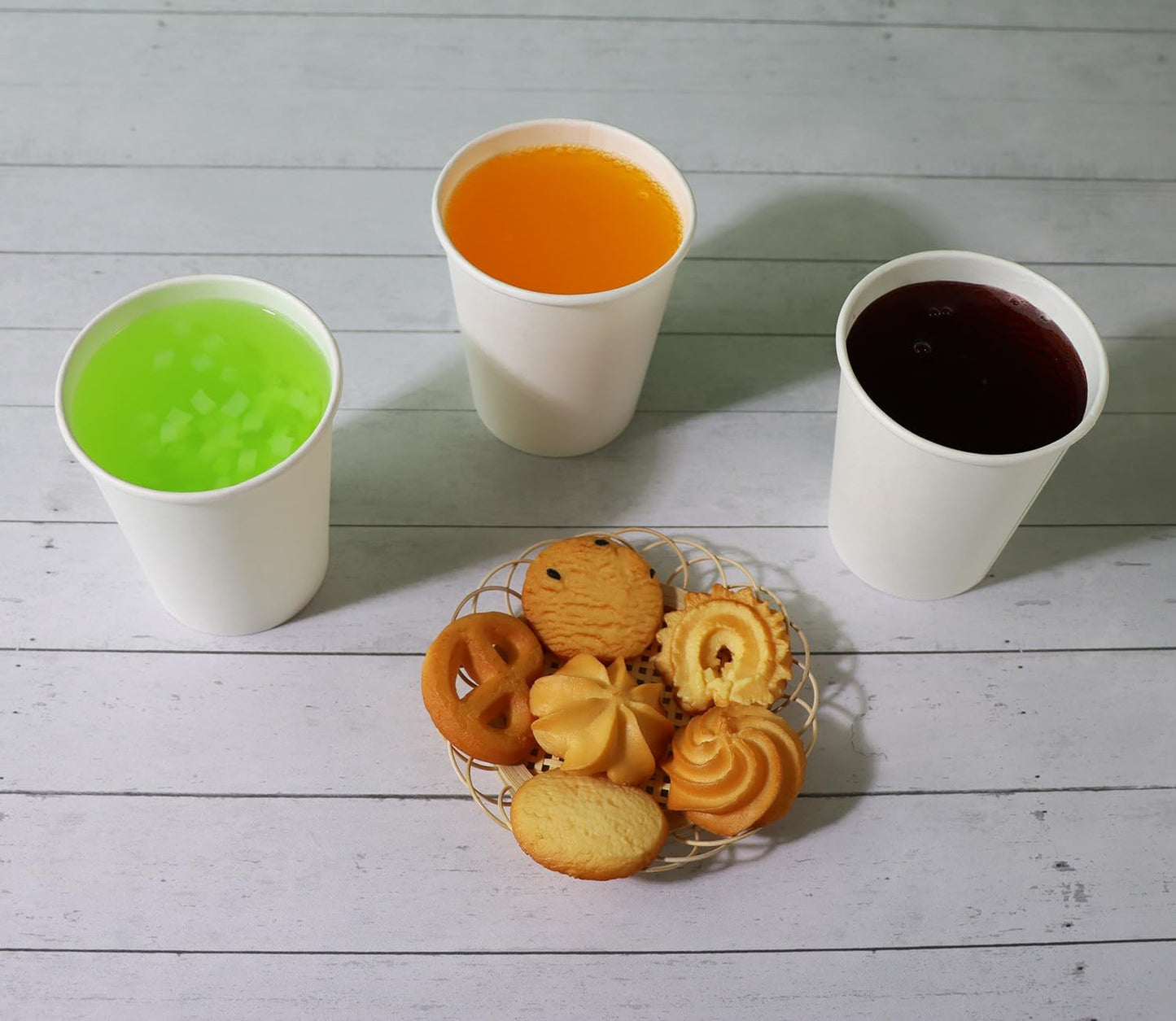 3 OZ Heavy duty Cups,300 Count White Paper Bath Cup (Pack of 2)