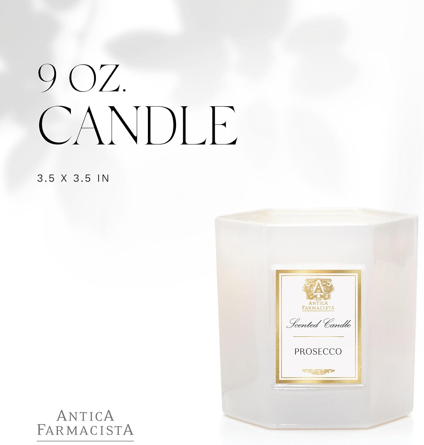 Antica Farmacista Luxury Scent Candle - Decorative Home Candle - Long-Lasting & Premium Scented - Luxury Gift - Prosecco, 9 oz