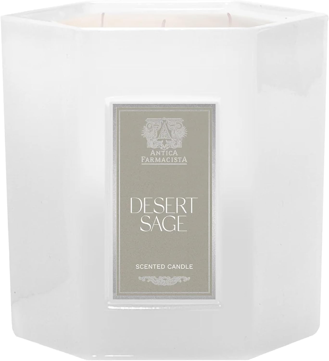 Antica Farmacista Three-Wick Candle - Decorative Home Candle - Long-Lasting & Premium Scented - Luxury Gift - Desert Sage, 25 oz