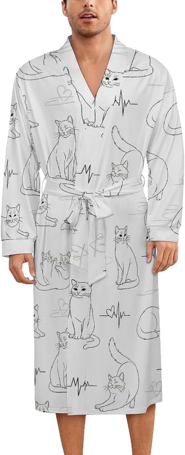 Soft Robes for Women Lightweight Kimono Bathrobe Full-Length Loungewear