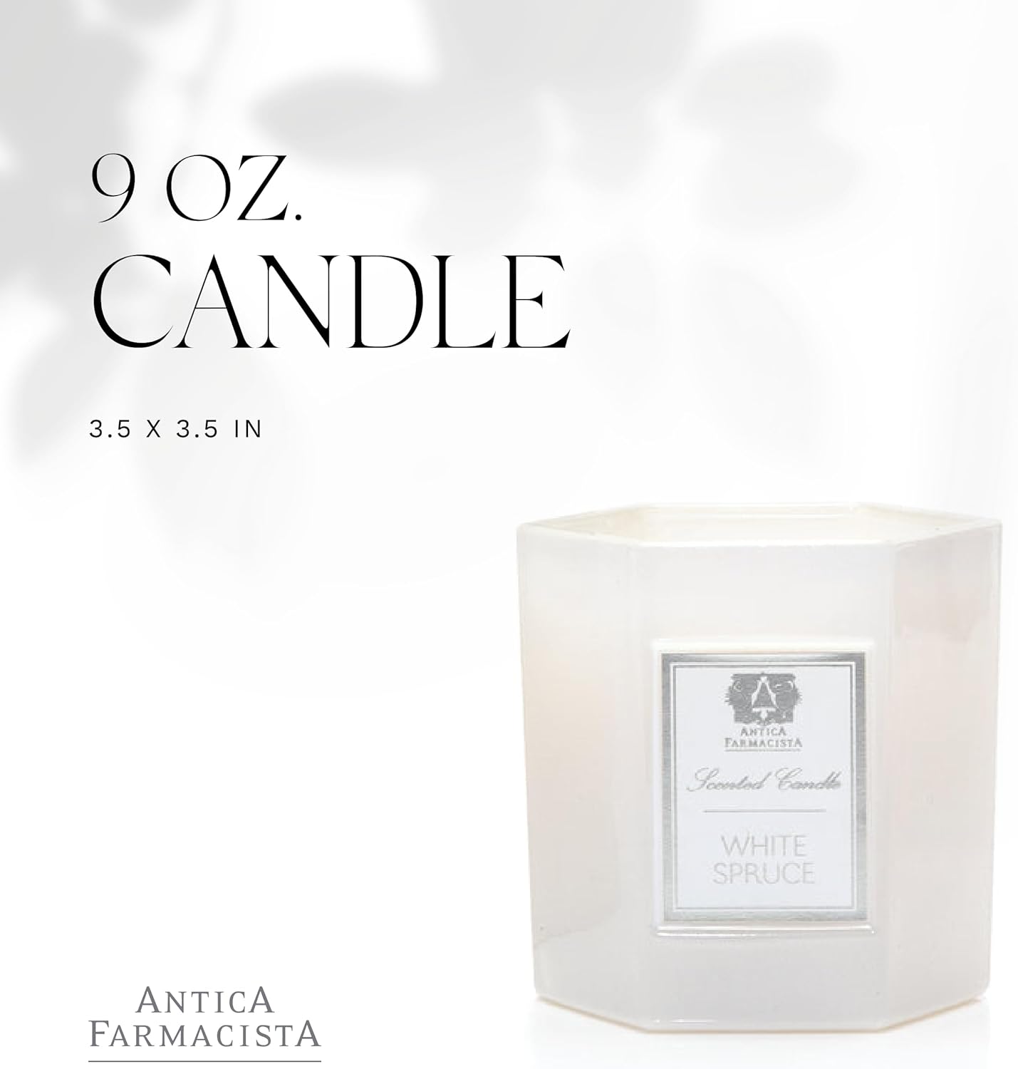 Antica Farmacista Three-Wick Candle - Decorative Home Candle - Long-Lasting & Premium Scented - Luxury Gift - White Spruce, 9 oz