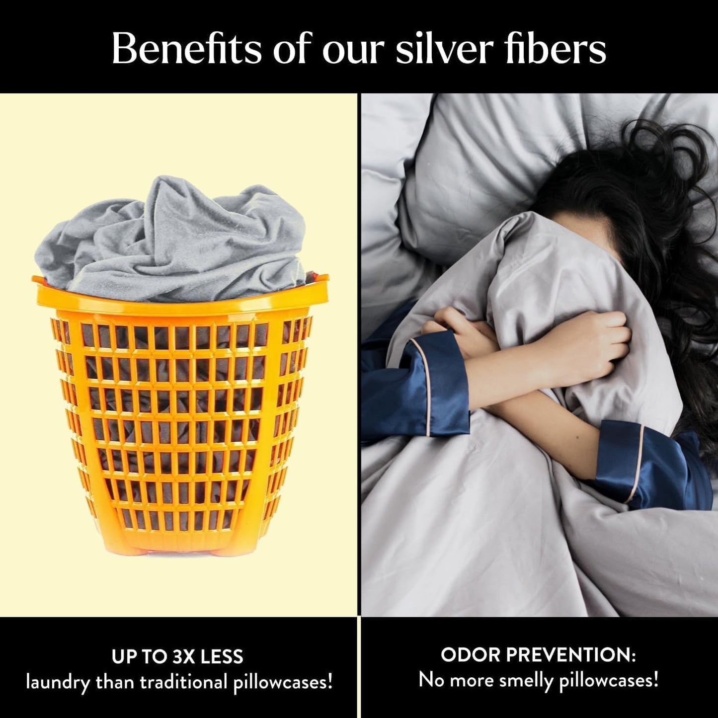 Miracle Made Luxe Soft Cooling Pillowcase, 2-Piece Silver-Infused Cotton Fabric, Cool and Breathable Case for Sensitive Skin, King/Cali King Size Covers, Rosewood