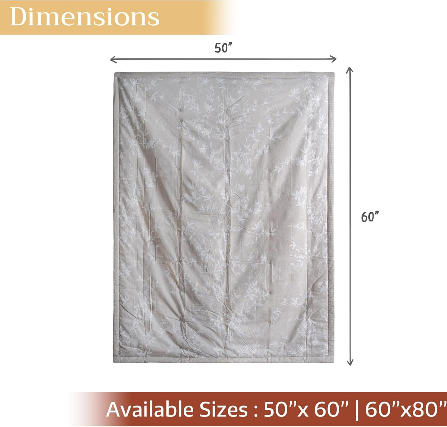 Maison d' Hermine Throw Blanket for Couch Lightweight Soft Warm Breathable Cotton Throw Blankets for Bed Girls Boys Women Men Gifts Sofa Travel Living Room Chair Bedding (60"x80", Louxor)