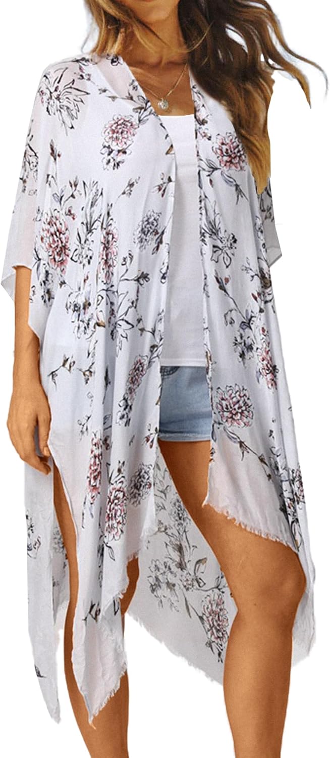 Moss Rose Women Summer Bikini Kimono Bathing Suit Cover Ups for Swimwear