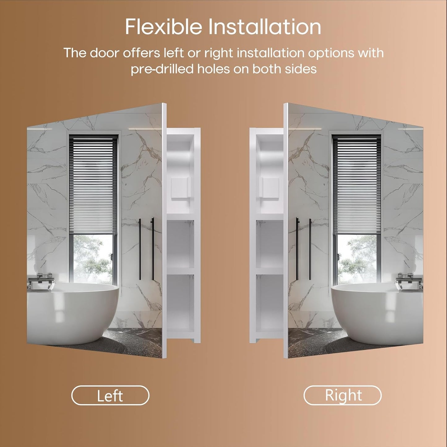 20x16 inch Bathroom Wall Cabinet, Saver Storage Cabinet, Medicine Cabinet with 1 Door and Adjustable Shelves, White（Assembly Required）