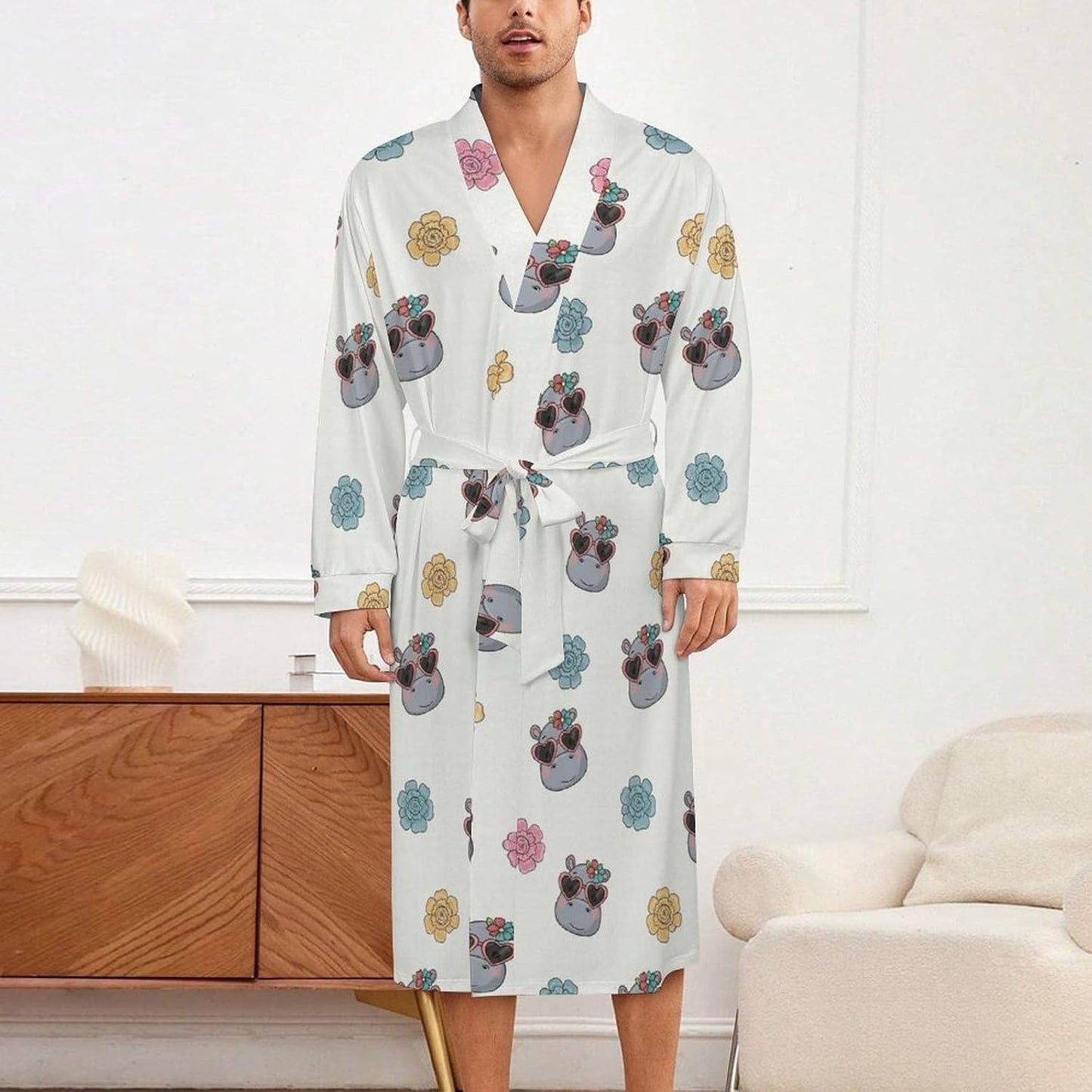 Soft Robes for Women Lightweight Kimono Bathrobe Full-Length Loungewear