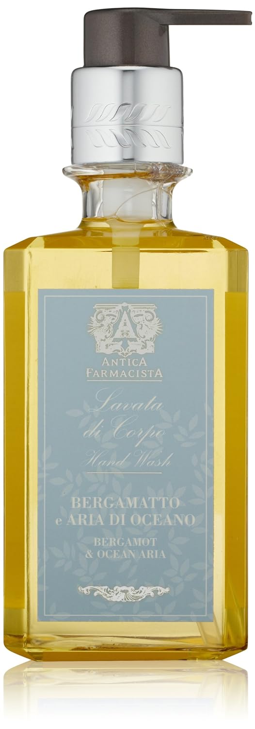 Antica Farmacista Hand & Body Wash - Luxury Nourishing Body Wash - Hydrating Hand Cleansing Wash - Bath & Body Gift - Bergamot & Ocean Aria, 10 fl oz