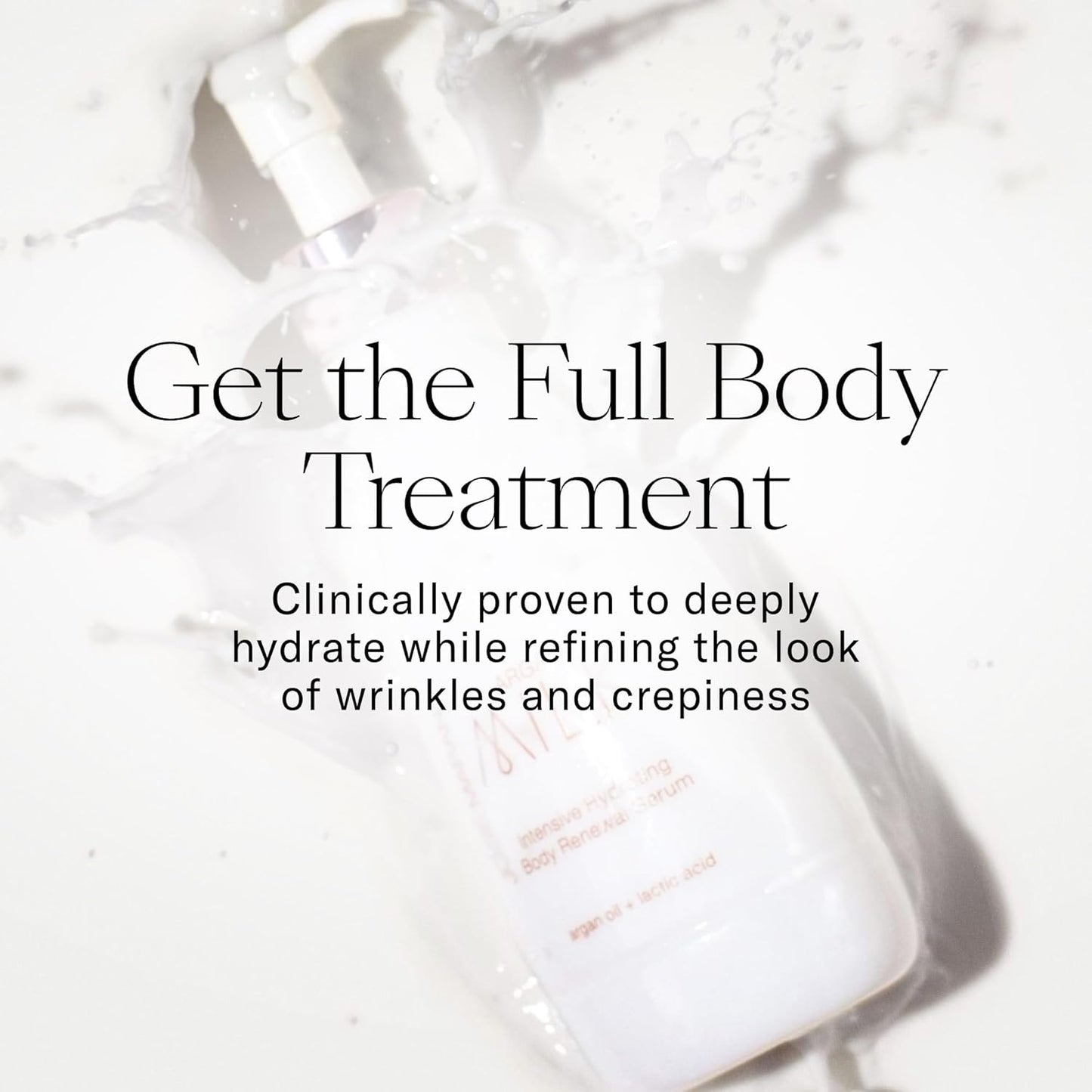 Josie Maran Argan Milk Body Serum - Nourishing Body Milk Enriched with Argan Oil to Deeply Hydrate Skin - Enriched with Pineapple Enzymes to Gently Exfoliate (13.4 Oz)