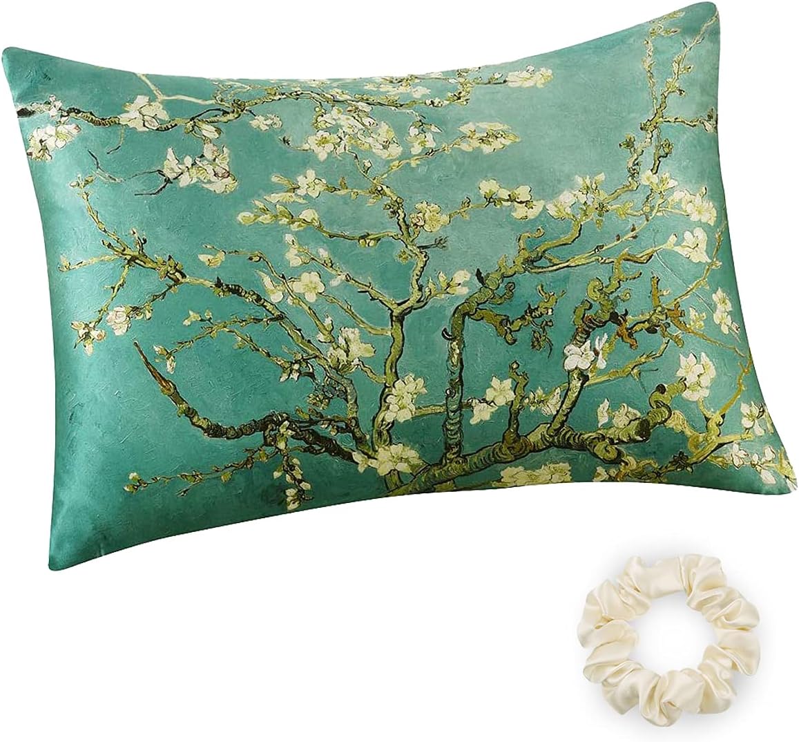 ALASKA BEAR Luxury Silk Pillowcase for Beauty Sleep, Genuine 22 Momme Mulberry Silk Charmeuse Satin Pillow Case Slip for Hair and Skin Face Wellness King Size (1pc, Gift Box)