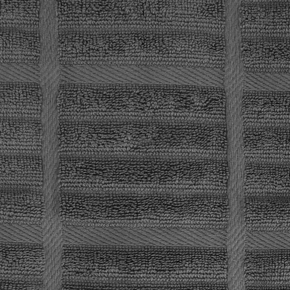 All-Clad Solid & Coordinate Kitchen Towels: Highly Absorbent, Super Soft Long Lasting 100% Cotton, 17" x 30" Tea Towels for Cleaning & Drying Dishes, Pans, Glassware, Countertops, 4-Pack, Pewter