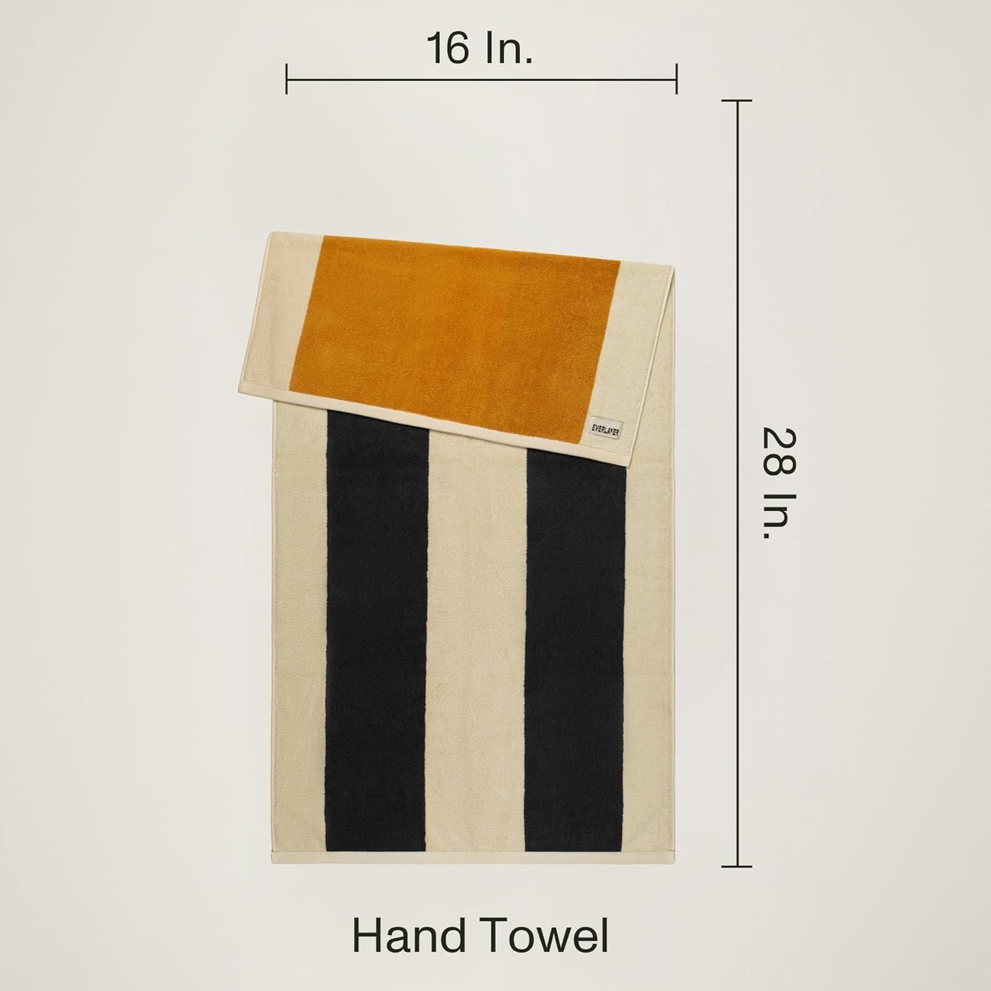 Towels - Ultra Soft, Thick and Plush, Reversible - 2 PC Luxury Hand Towels (16"x 28"), 550 GSM,100% Combed Cotton, Made in Portugal, Perfect for Home and Bathroom,Amber Charcoal-Janus