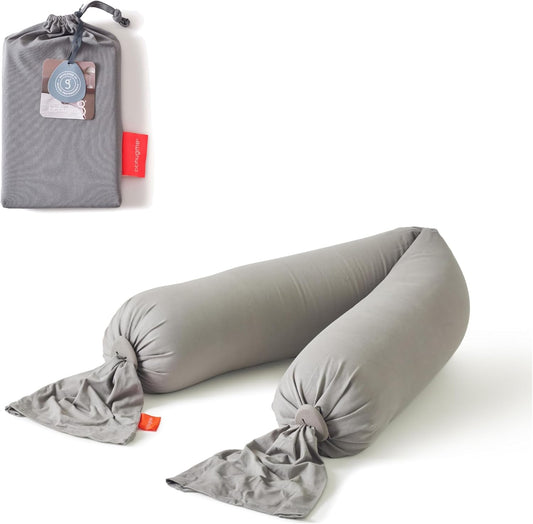 bbhugme Adjustable Pregnancy Pillow with an Extra Stone Cover - Full Body Support for Pregnant Women