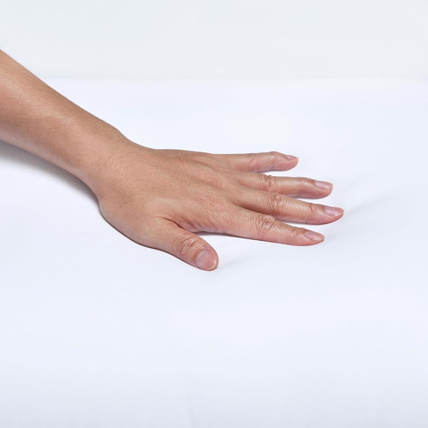 Amazon Basics Down Alternative Bed Pillows and Pillow Protector Case 2-Piece Set, Medium Density, Standard - Pack of 2, White, 26"L x 20"W