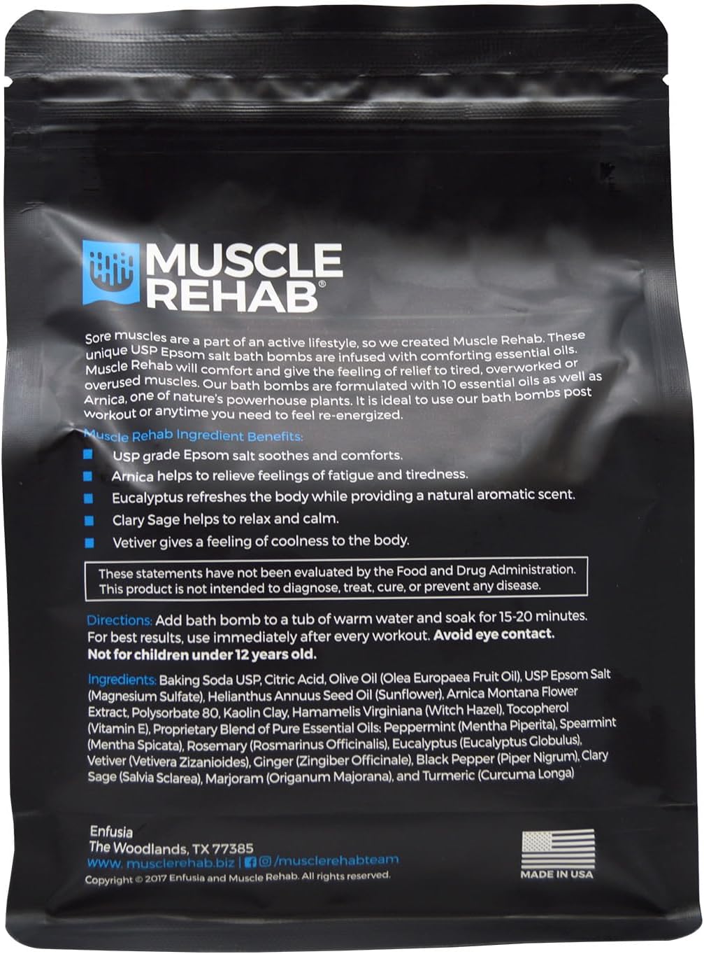 Dynamic Recovery Combo Set: Epsom Salt Soak & Bath Bombs | Muscle Soak and Skin Hydration (2) Pack