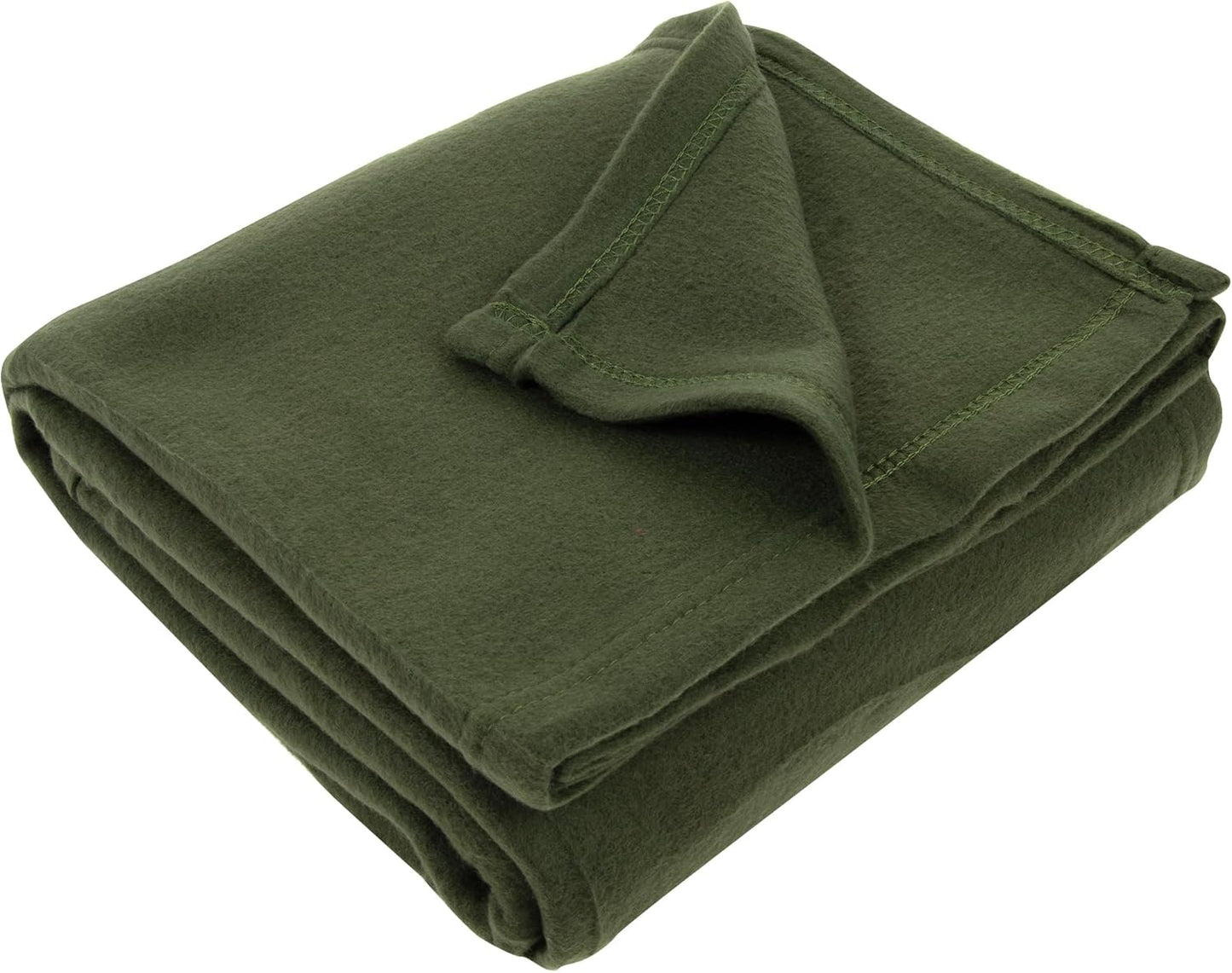 (24 Pack) Bulk Fleece 50x60 Throw Blankets for Wedding Favors, Homeless Women, Men, Homes, Bed, Sofa, Couch, Office, Pet Blankets, Travel | Soft Warm Lightweight Throw Blankets in Bulk (Dark Green)