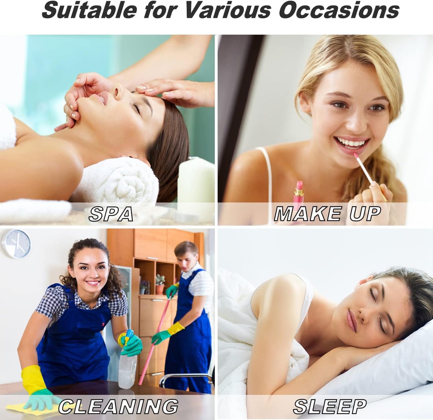 2pcs Satin Bonnets for Women, Silk Hair Bonnet for Sleeping, Wide Soft Band Large Silky Sleep Cap for Curly Hair Braids