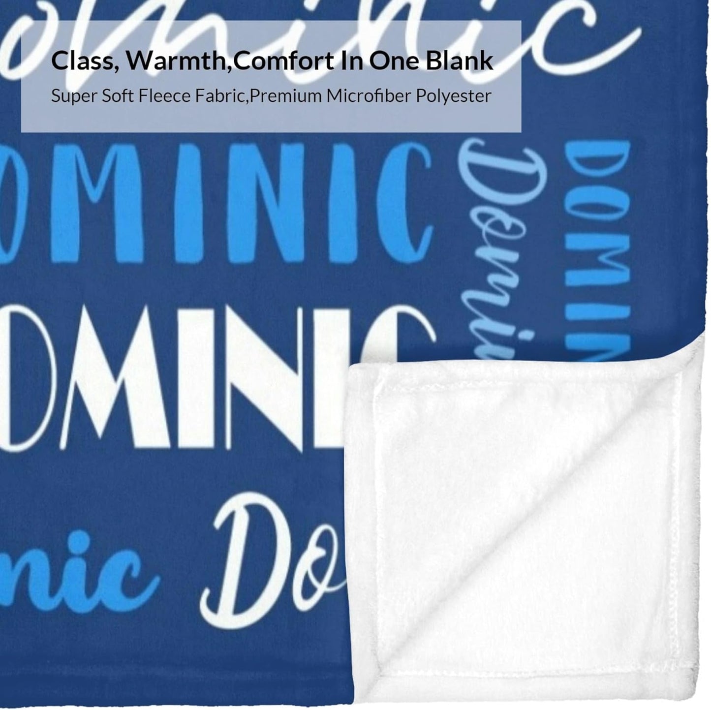 Name Blanket Personalized Blanket for Adult Kids Flannel Customize Throw Blanket Custom (Color 18, 30 x 40 Inches)