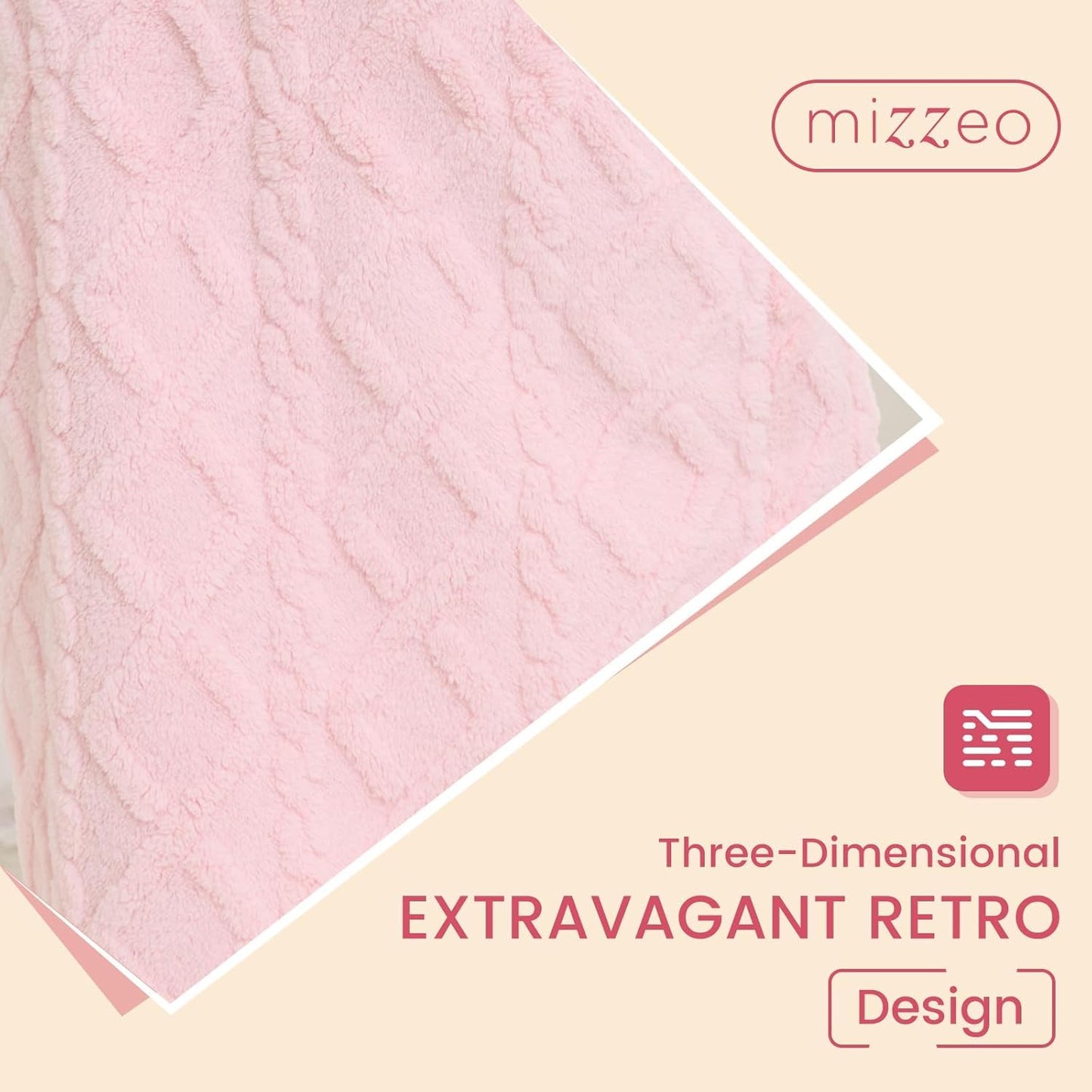MIZZEO Microfiber Robes for Women, Cozy Soft Warm Plush Women Robe Plush Long Bathrobe