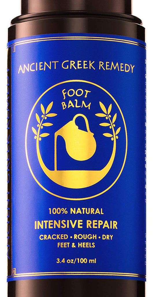 Dry Cracked Heels Repair | Organic Foot Cream for Dry Feet & Callus with Jojoba, Lavender, Almond, Olive & Vitamin E Oil | Natural Foot Balm & Moisturizer for Skin | Hydrating Foot Treatment | 3.4 oz