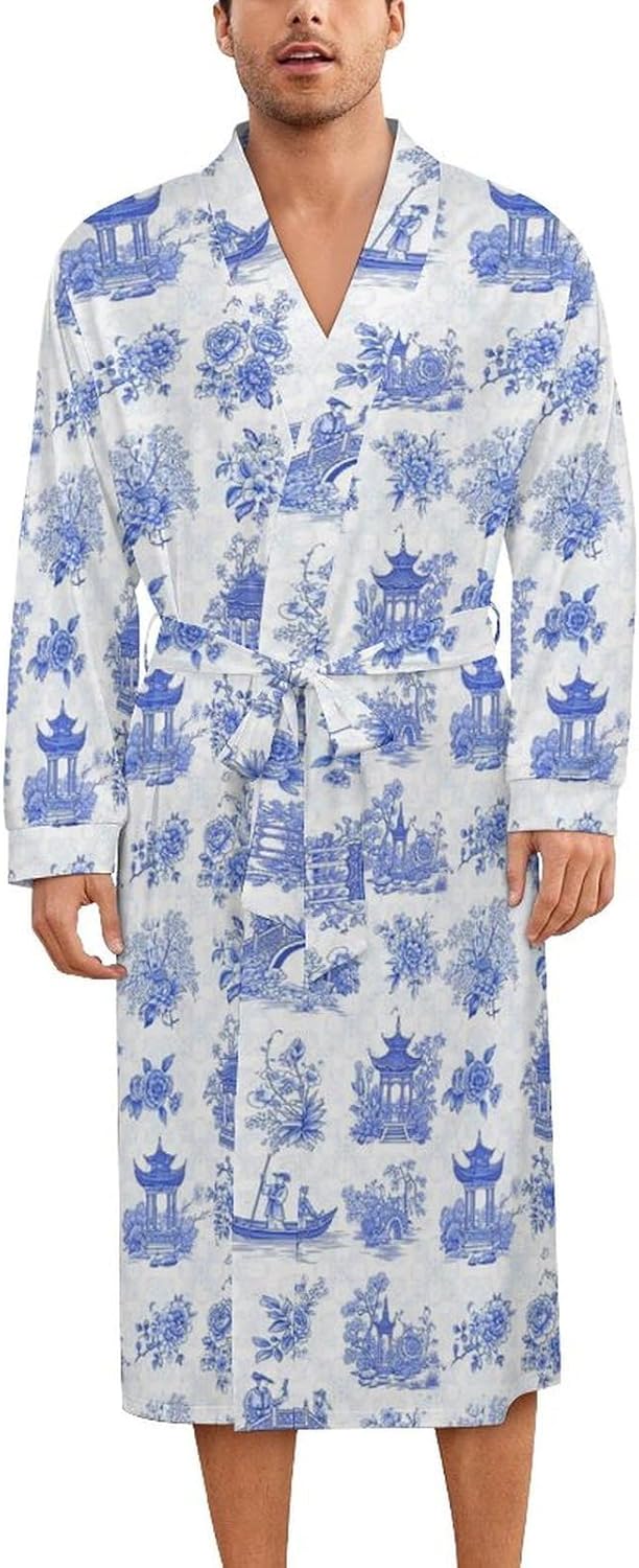 Soft Robes for Women Lightweight Kimono Bathrobe Full-Length Loungewear