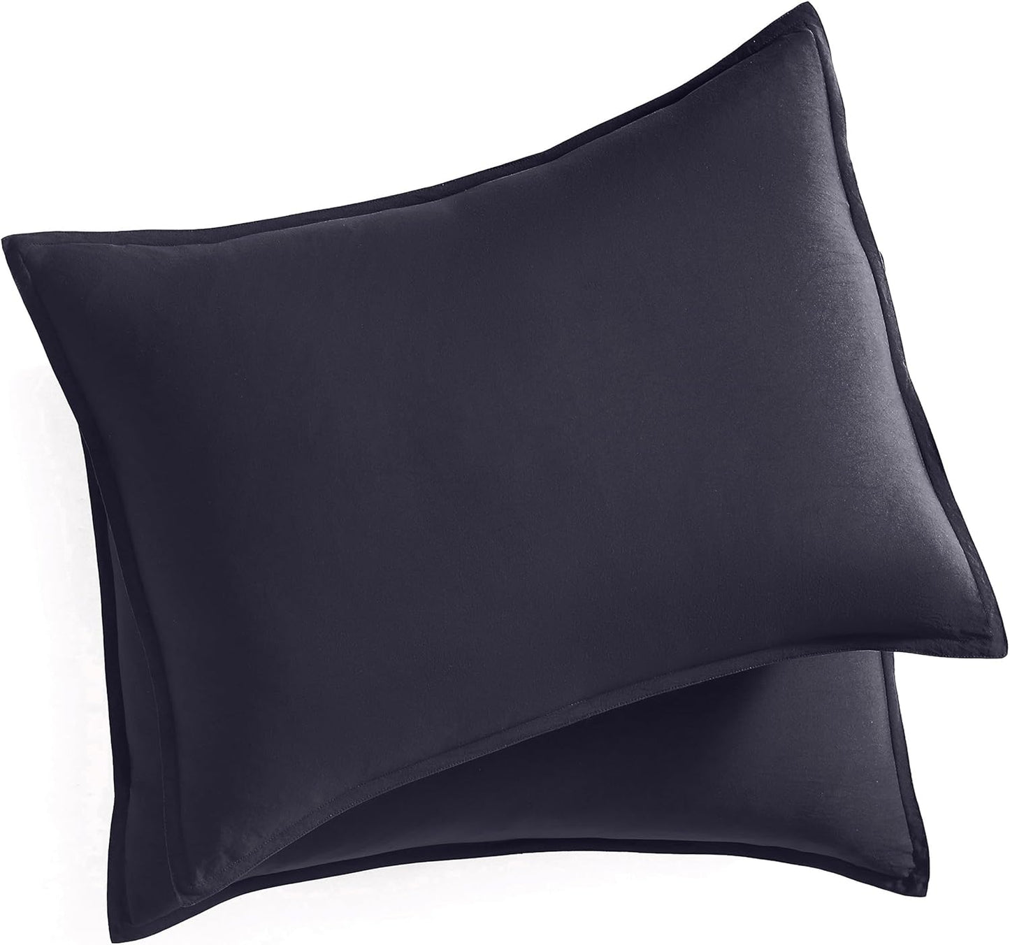 UGG King Size Comforter Set with 2 Pillow Shams Lightweight Down Alternative Comforter King Size Blanket Reversible Cozy Warm All Season Washable Hypoallergenic Bedding Set, Navy Blue (Leonora)