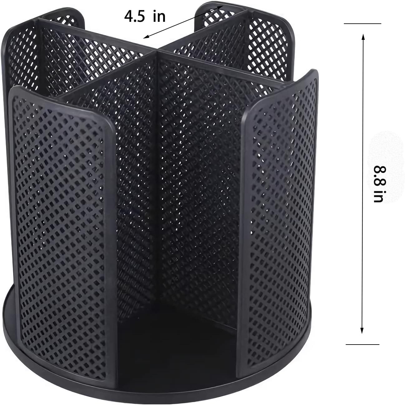Paper Cup and Lid Holder Plastic Cup Storage Organizer Coffee Cup Dispenser for Countertop, Breakroom, Bathroom, Coffee Station, Bar, Buffet, Kitchen Cabinet - Black