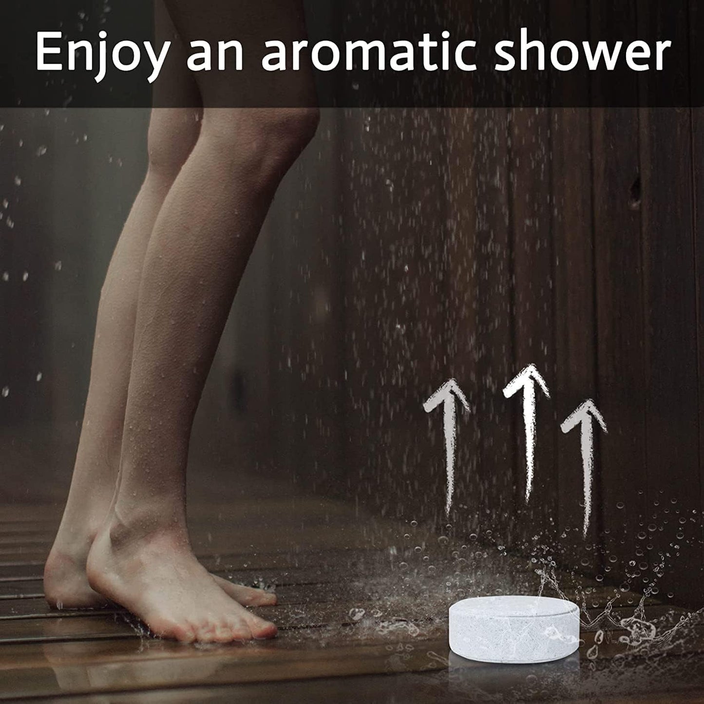 Shower Steamers Aromatherapy, Christmas Gifts for Women and Men, 20-Pack Organic Shower Bombs with Essential Oil, Tea Tree, Orange & Vanilla, Sea Salt, Lavender, Peony & Pear Bath Tablets