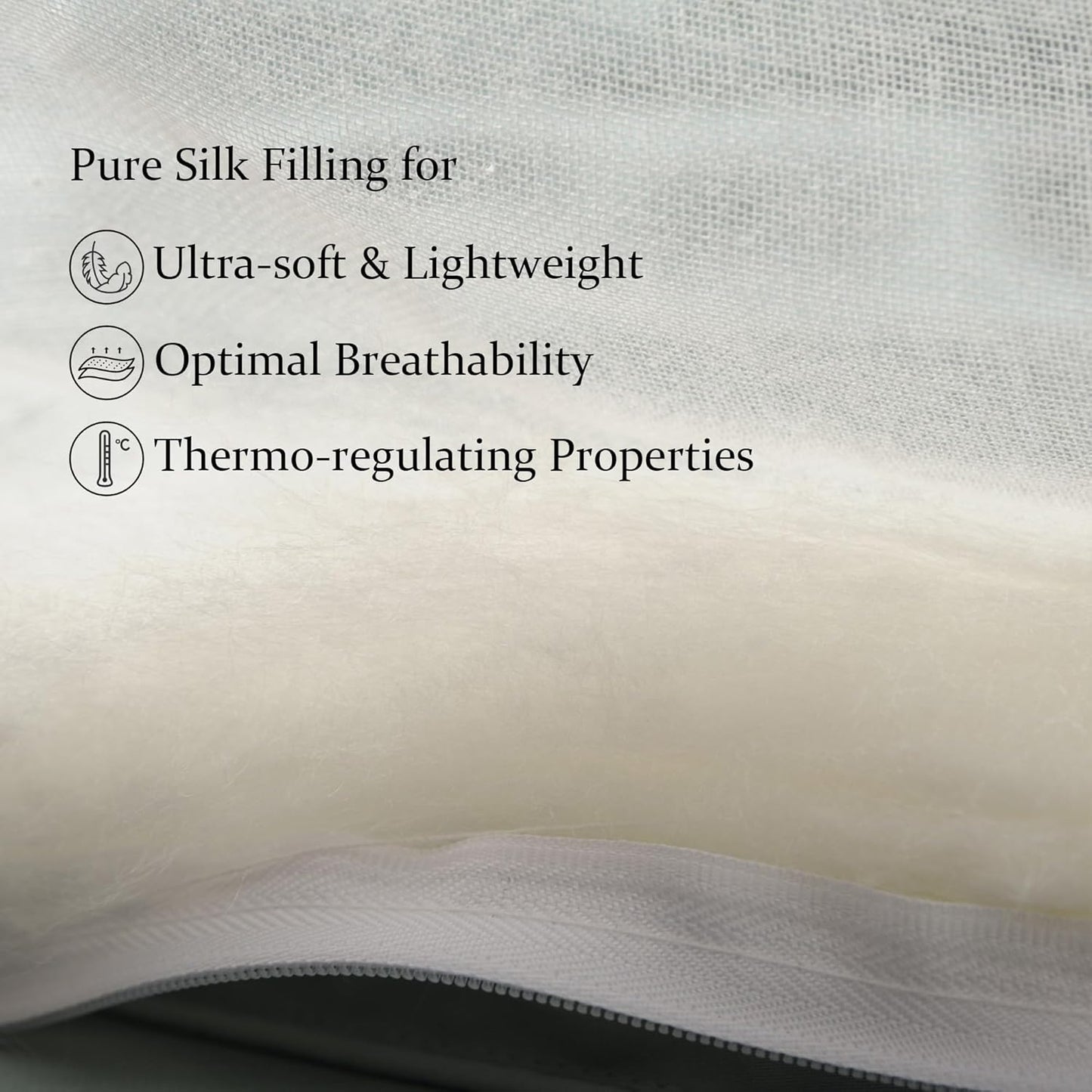 CUDDLE DREAMS Lightweight Silk Filled Comforter for Summer, Detachable Tencel Duvet Cover for Easy Care, Naturally Breathable (Celadon, King)