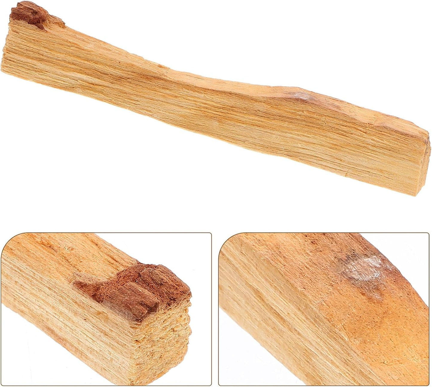 Purifying Holy Wooden Incense Sticks for Meditation Yoga Stress Relief Smudge Stick with Natural Aromatic Fragrance Compact Santo Incense for Home and Office Relaxation