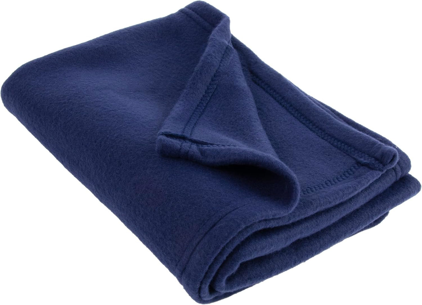 (24 Pack) Bulk Fleece 50x60 Throw Blankets for Wedding Favors, Homeless Women, Men, Homes, Bed, Sofa, Couch, Office, Pet Blankets, Travel | Soft Warm Lightweight Throw Blankets in Bulk (Navy)