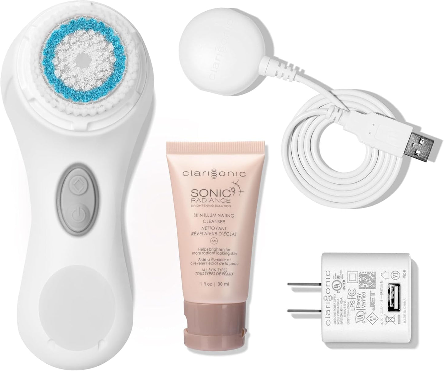 Clarisonic Mia 2, Sonic Facial Cleansing Brush System, White