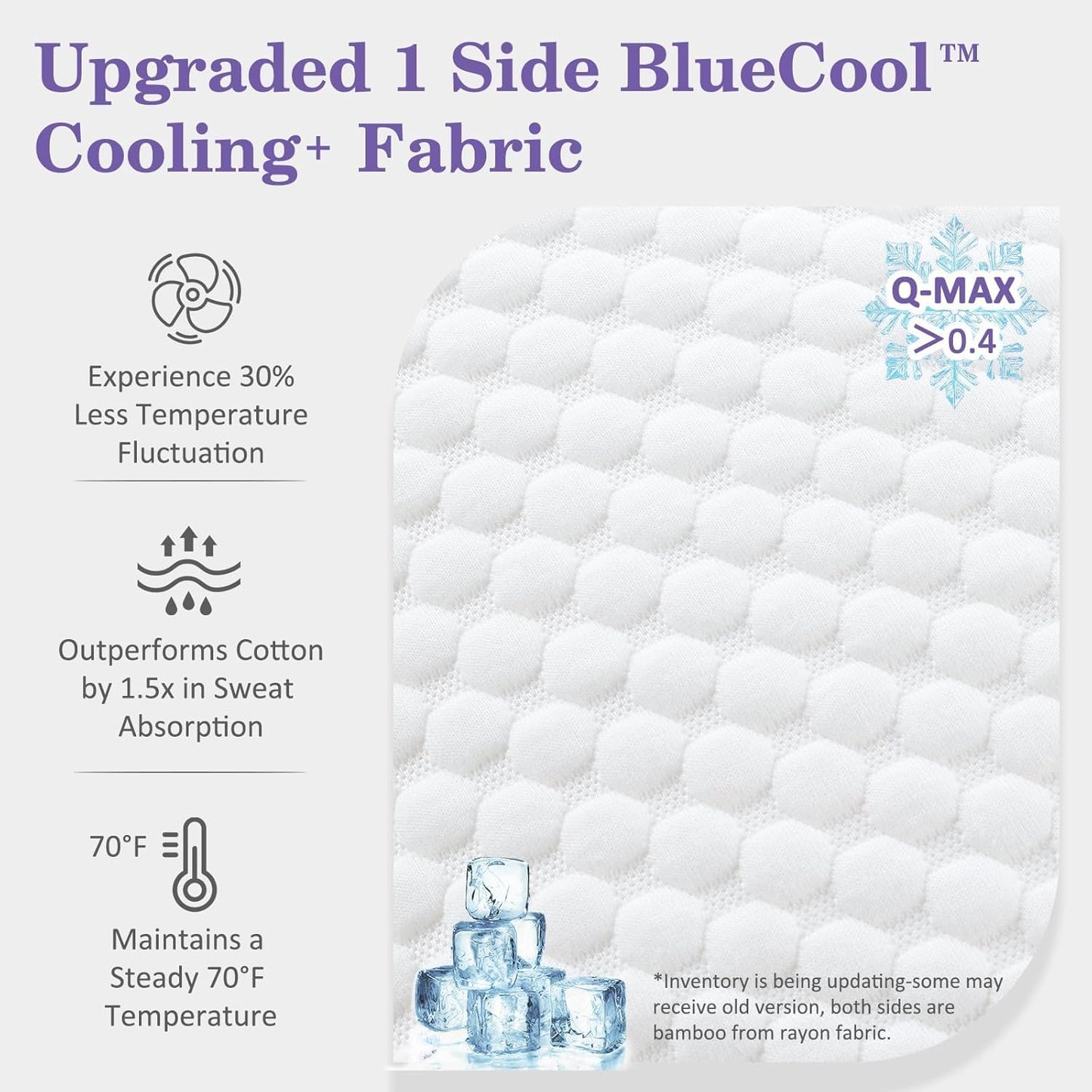 HOMELAB Adjustable Shredded Memory Foam Pillows King Size, Cooling Bed Pillows for Sleeping with Removable Cover, 2 Packs Medium Pillows for Side Stomach & Back Sleepers, 20"x34"