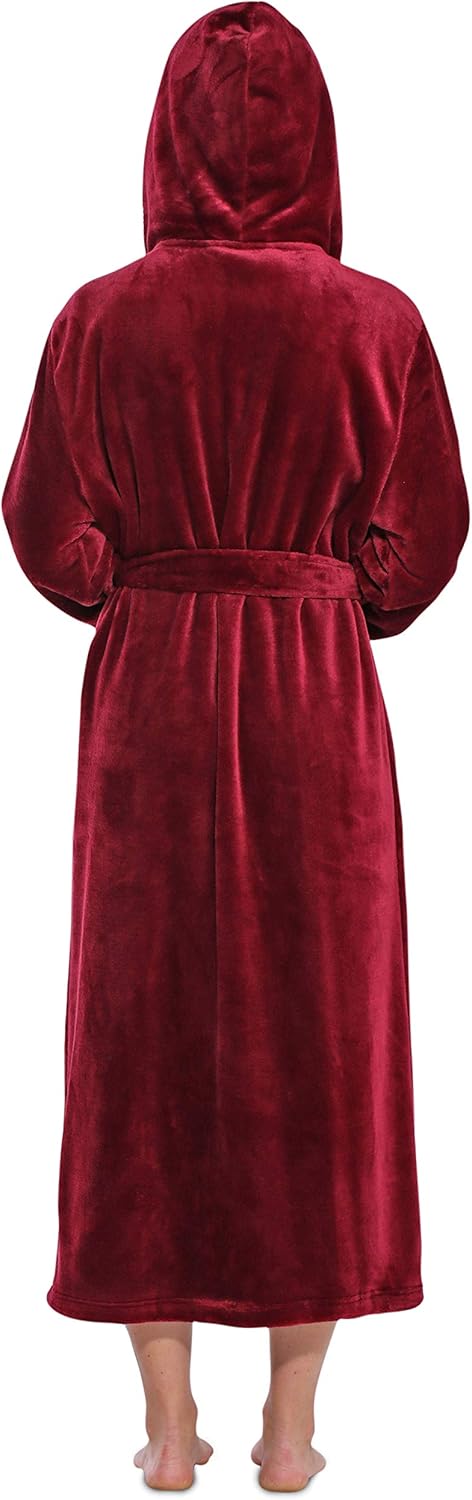 Turquaz Oversize Plush Robes For Women, Soft Warm Fleece Bathrobe for Women