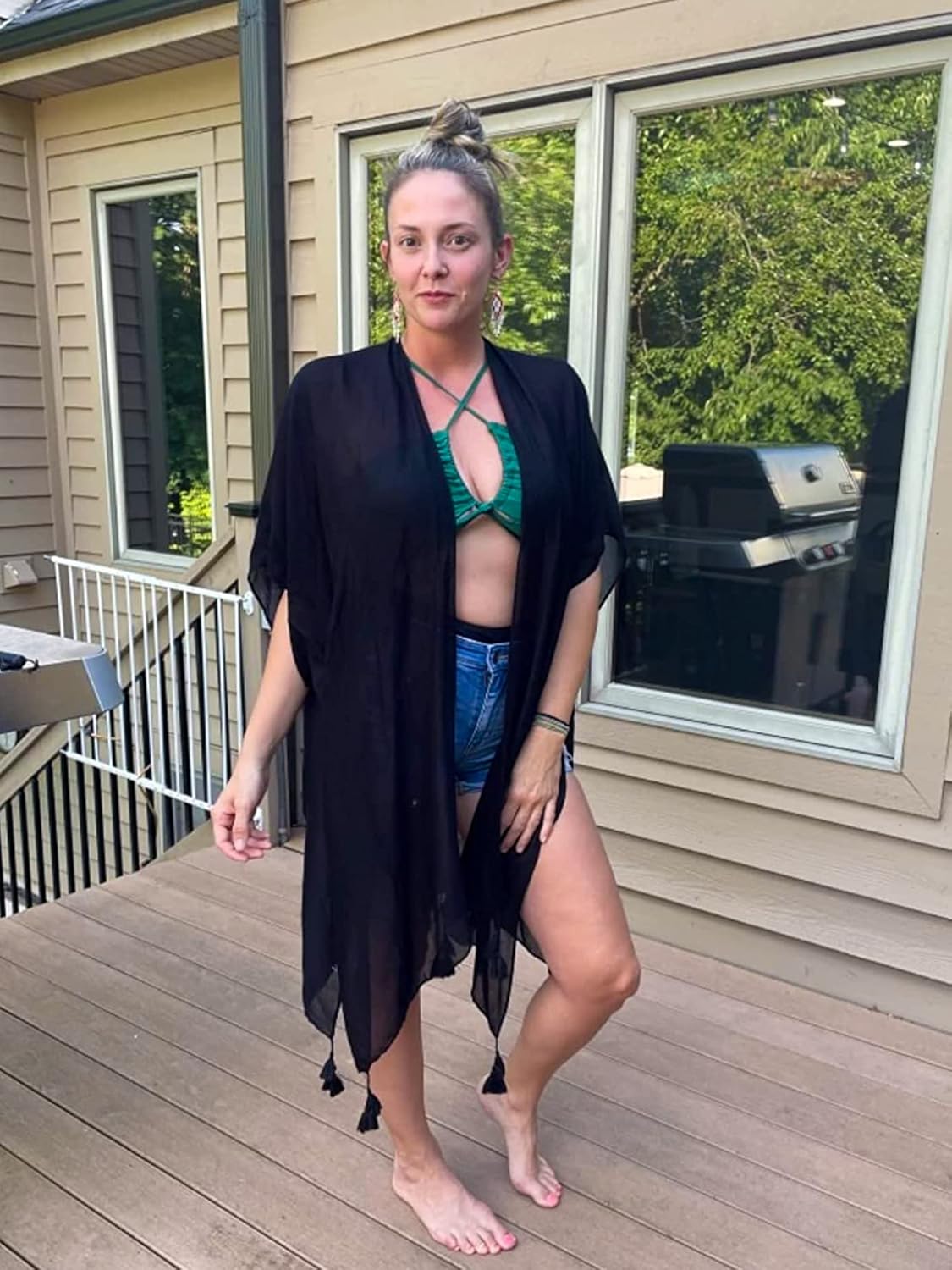 Moss Rose Women Summer Bikini Kimono Bathing Suit Cover Ups for Swimwear