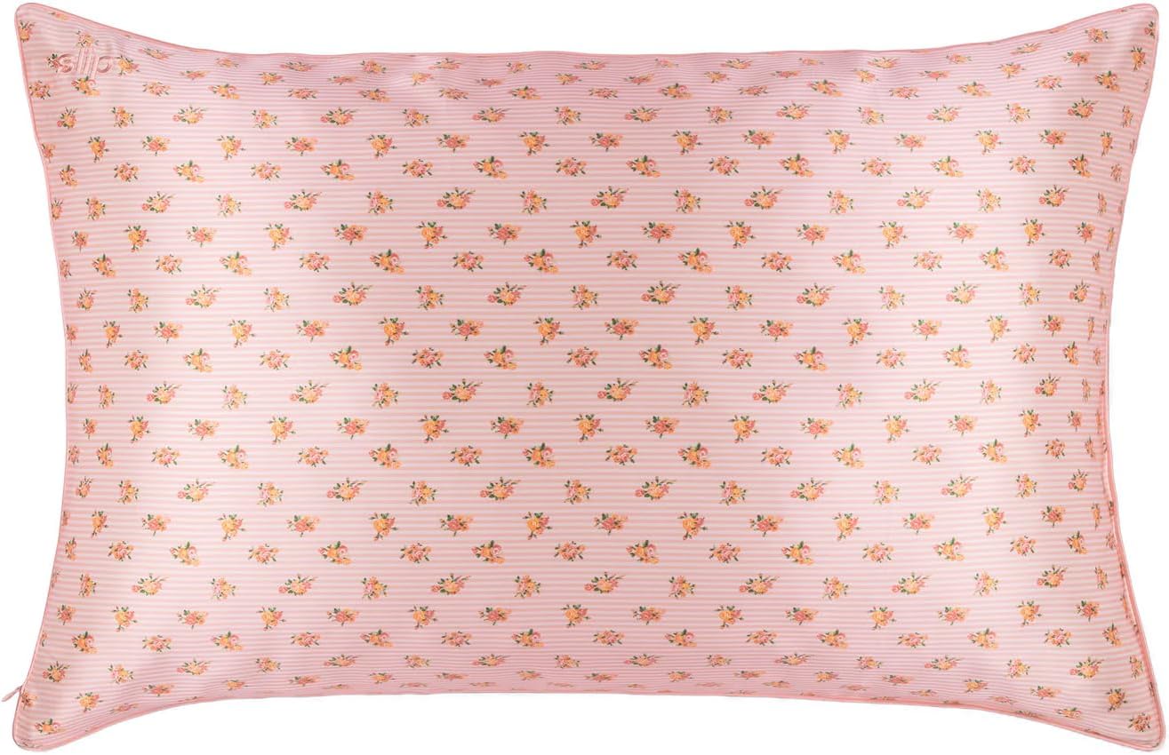 slip The Original Queen Pure Silk Pillow Case - 100% Pure 22 Momme Mulberry Silk - Queen Size Standard Pillow Case - Anti-Aging, Anti-BedHead, Anti-Sleep Crease, Petal (20" x 30")