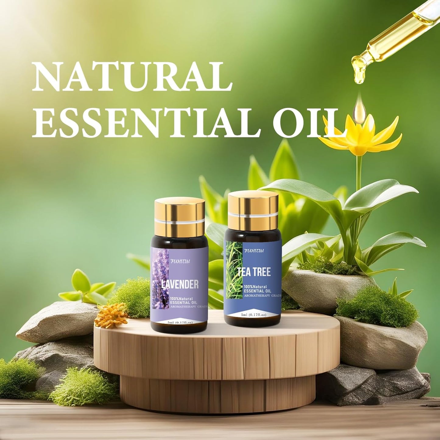 90 Pcs Essential Oil Set - Essential Oils Gift Set Perfect for Diffuser, Massage,Soap, Candle Bath Bombs Making, 90x5 ML