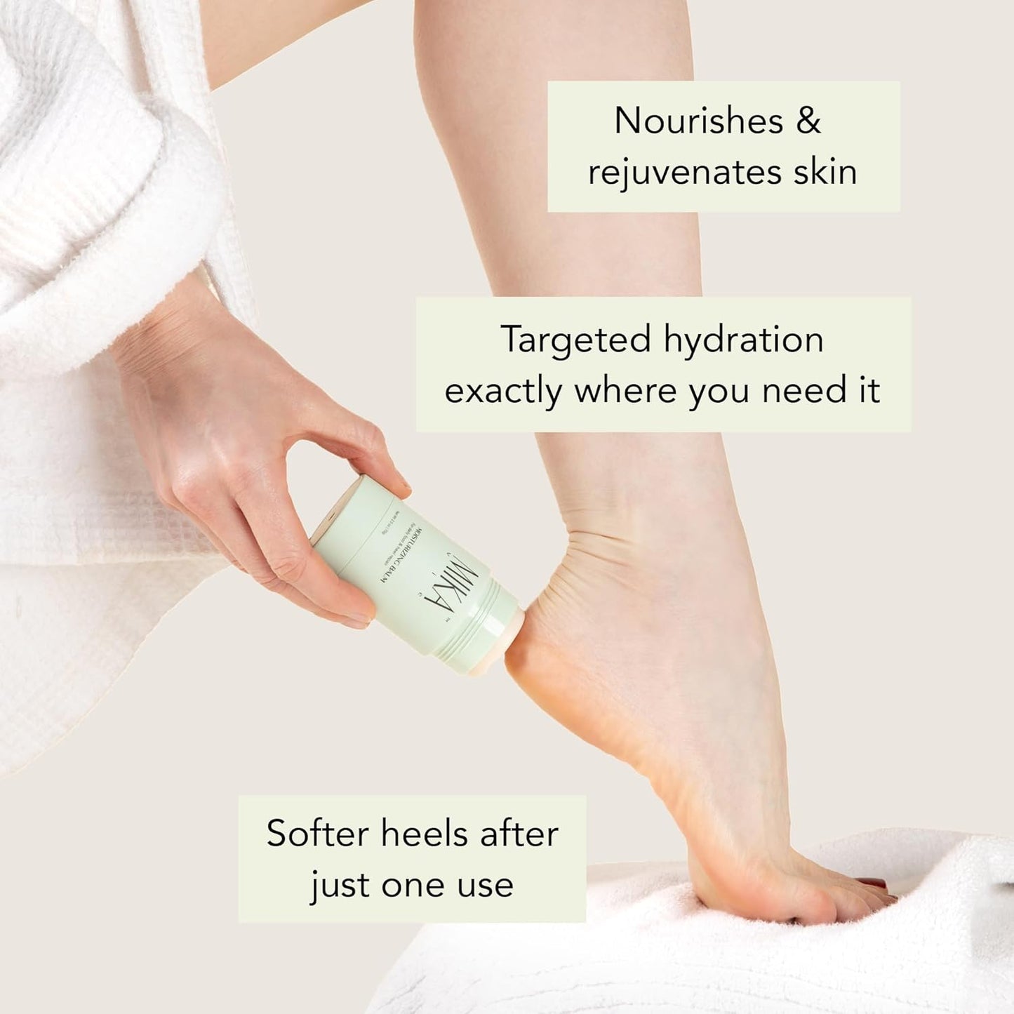 Luxury Moisturizing Foot Balm for Dry Cracked Feet, Urea Cream & Foot Moisturizer, It Softens & Exfoliates Skin and is Paraben and Phthalate Free