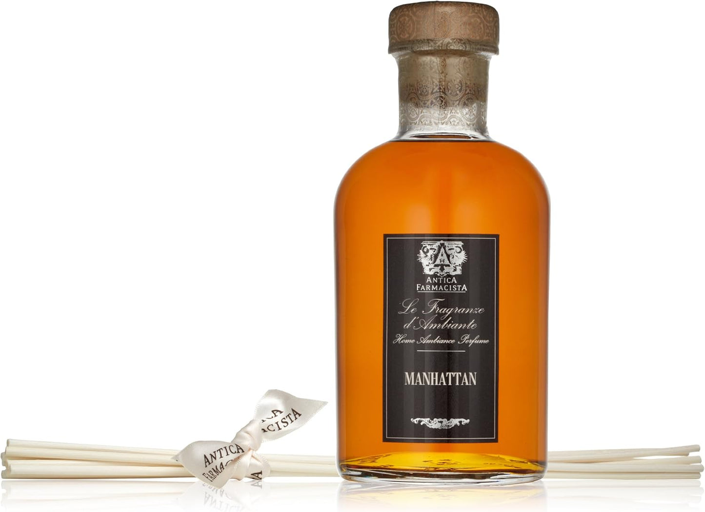 Antica Farmacista Home Ambiance Diffuser - Long-Lasting Reed Scent Diffuser - Luxury Room Freshener Gift - Cask, 16.9 fl oz
